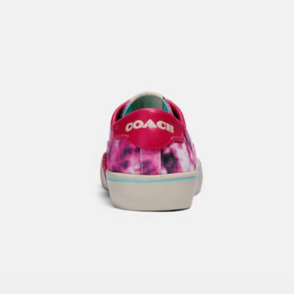 Coach Citysole Skate Sneaker in Bold Pink Tie Dye - Picture 4 of 5